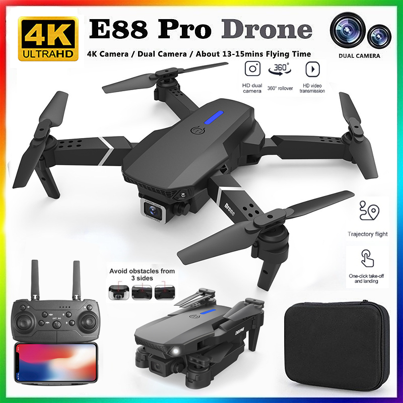 Rc Drone E88 - 2026 NEU E88 Professionelle HD 4K