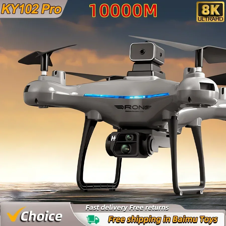 Drone Ky102 Rc - KY102 RC Drohne 8K Professionelle Dual-Kamera-Antenne