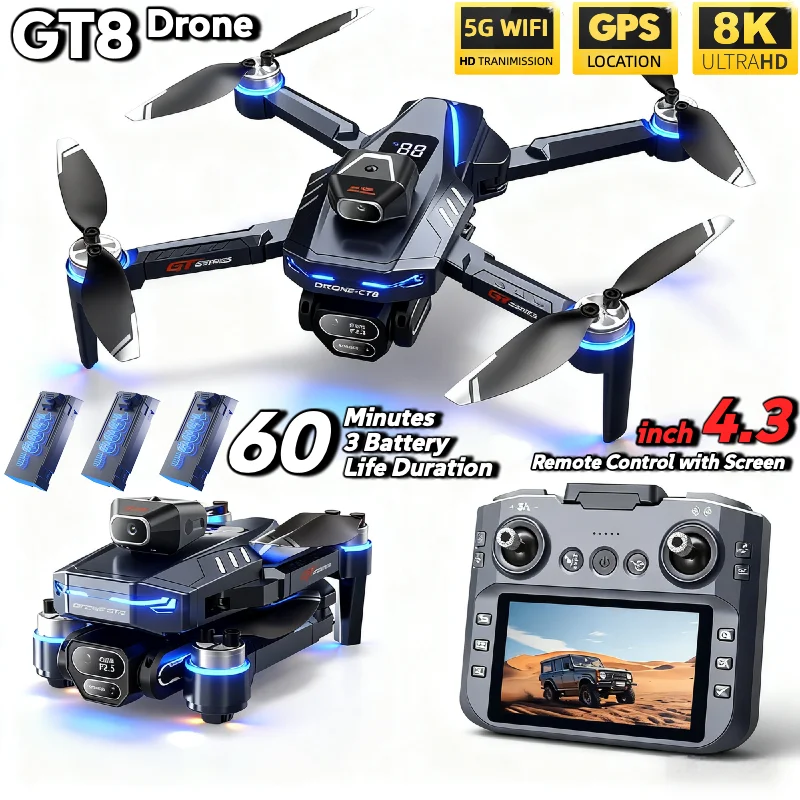 Rc Drone E88 - HEIßER Für LSRC GT8 Drone 4K
