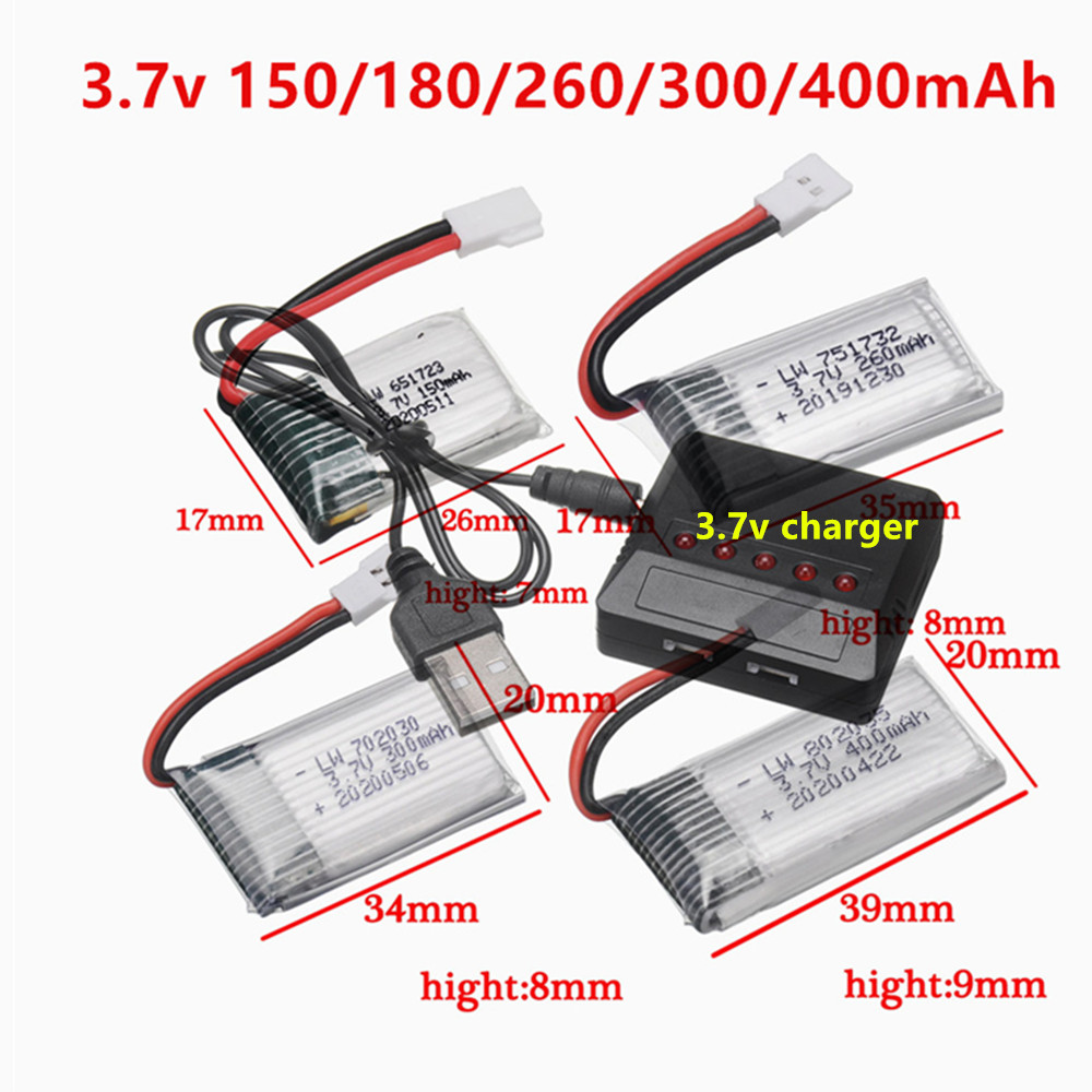 Drone F22 Rc - 3,7V Wiederaufladbare Lipo-Batterie für FX620 FX820