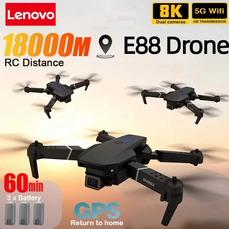 Rc Drone E88 - Lenovo Neue E88 Pro WIFI FPV