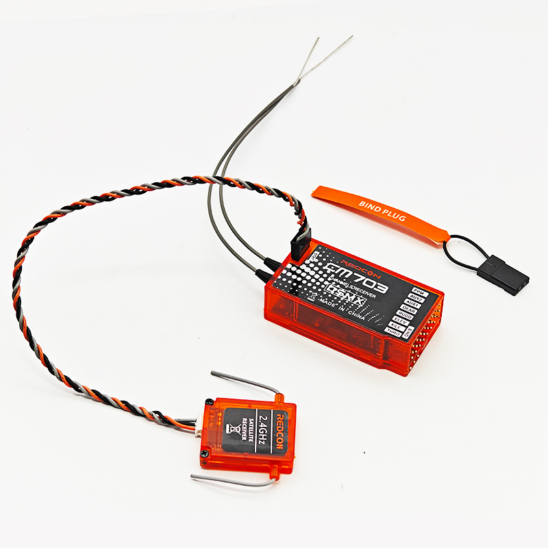 Receiver Rc Drone - CM703 7-Kanal-2,4-GHz-RX-Empfänger mit Satelliten-PPM- und PWM-Ausgang,
