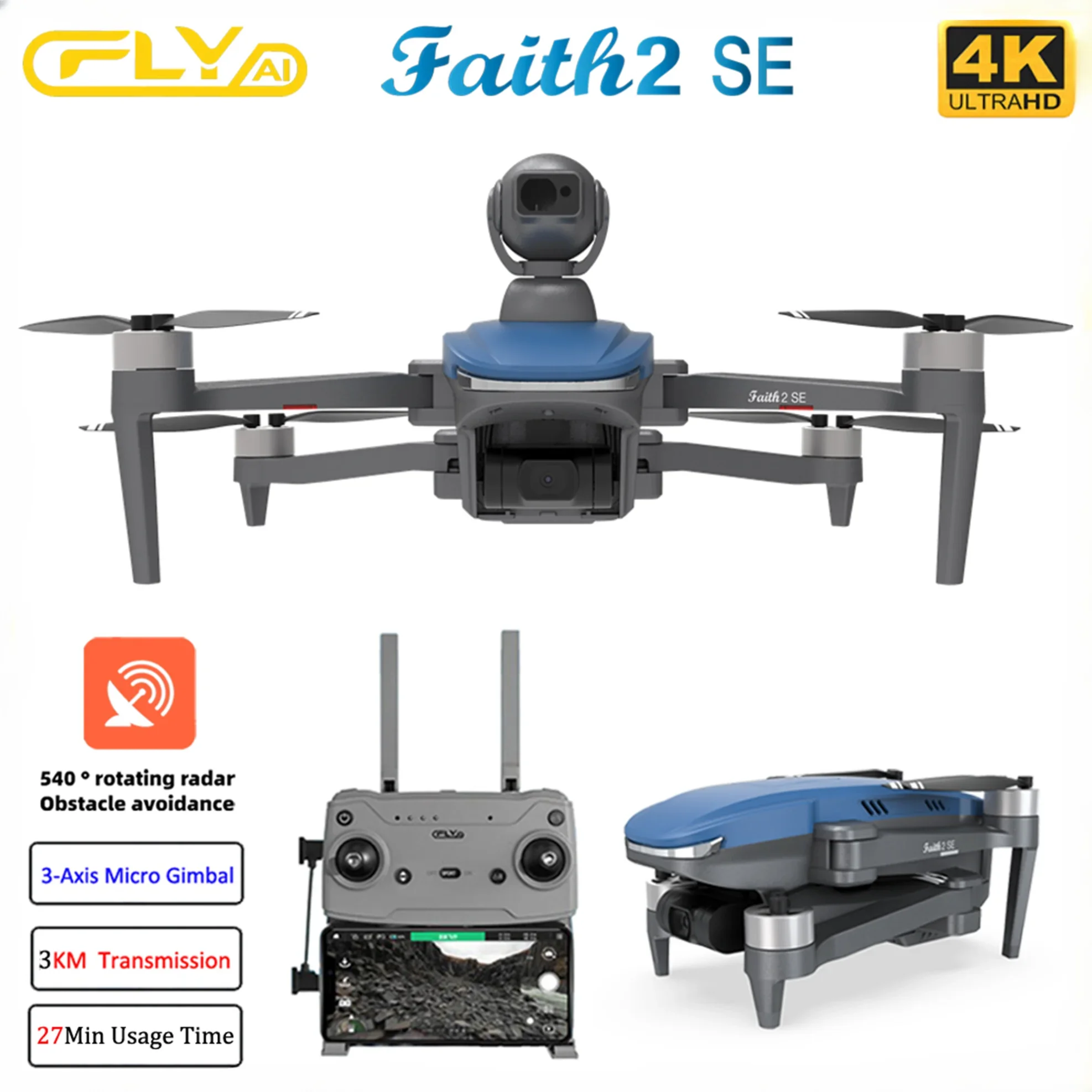 Faith 2 SE mit 540 °   Hindern – Drone F22 Rc Bewertung und Preis