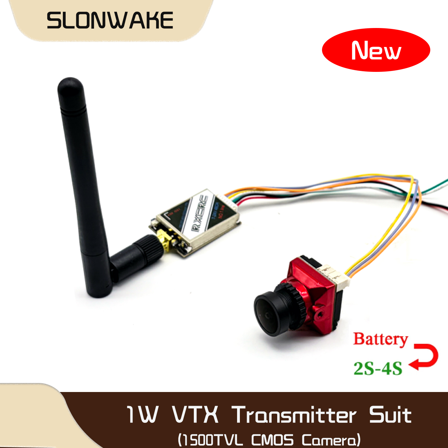 SLONWAKE 5.8G 48CH 1W VTX 100/ – Receiver Rc Drone Bewertung und Preis
